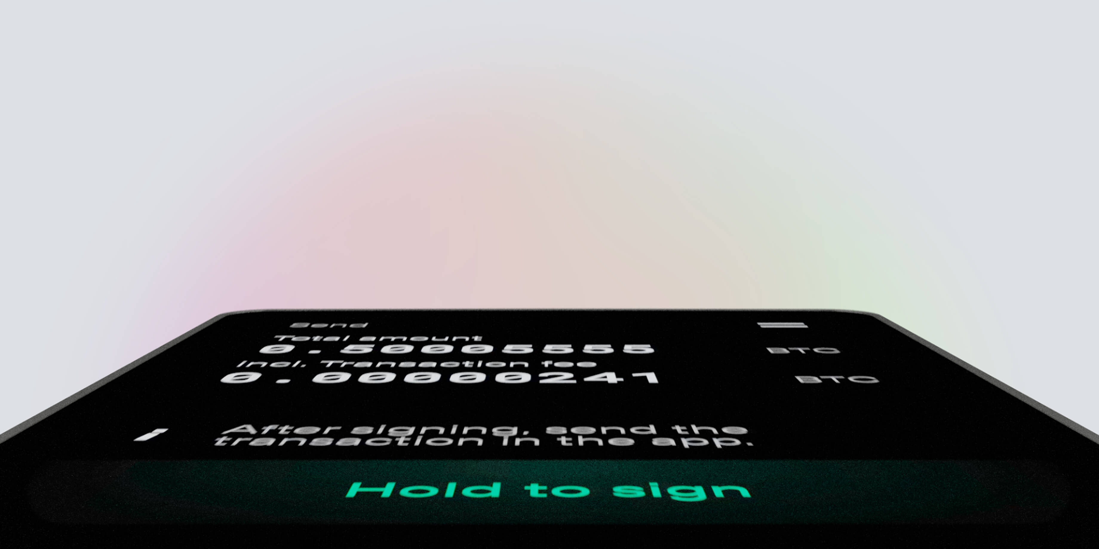 Trezor Safe 7 screen