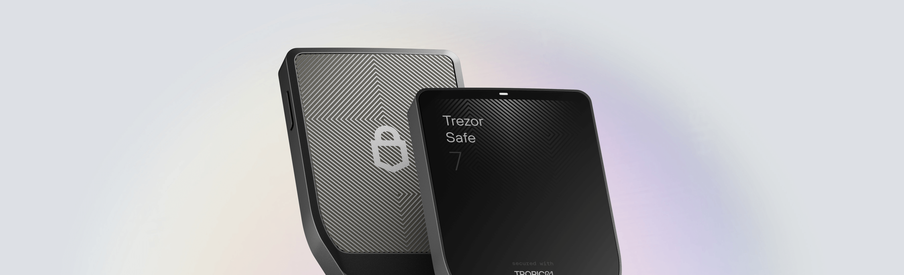 Trezor Safe 7 hardware wallet device with touchscreen display