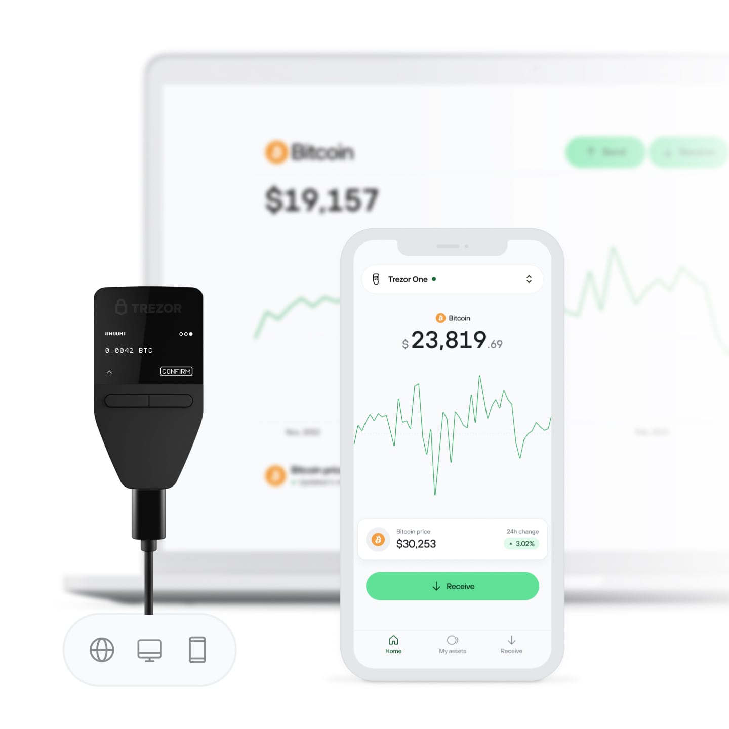 Aplikace Trezor Suite