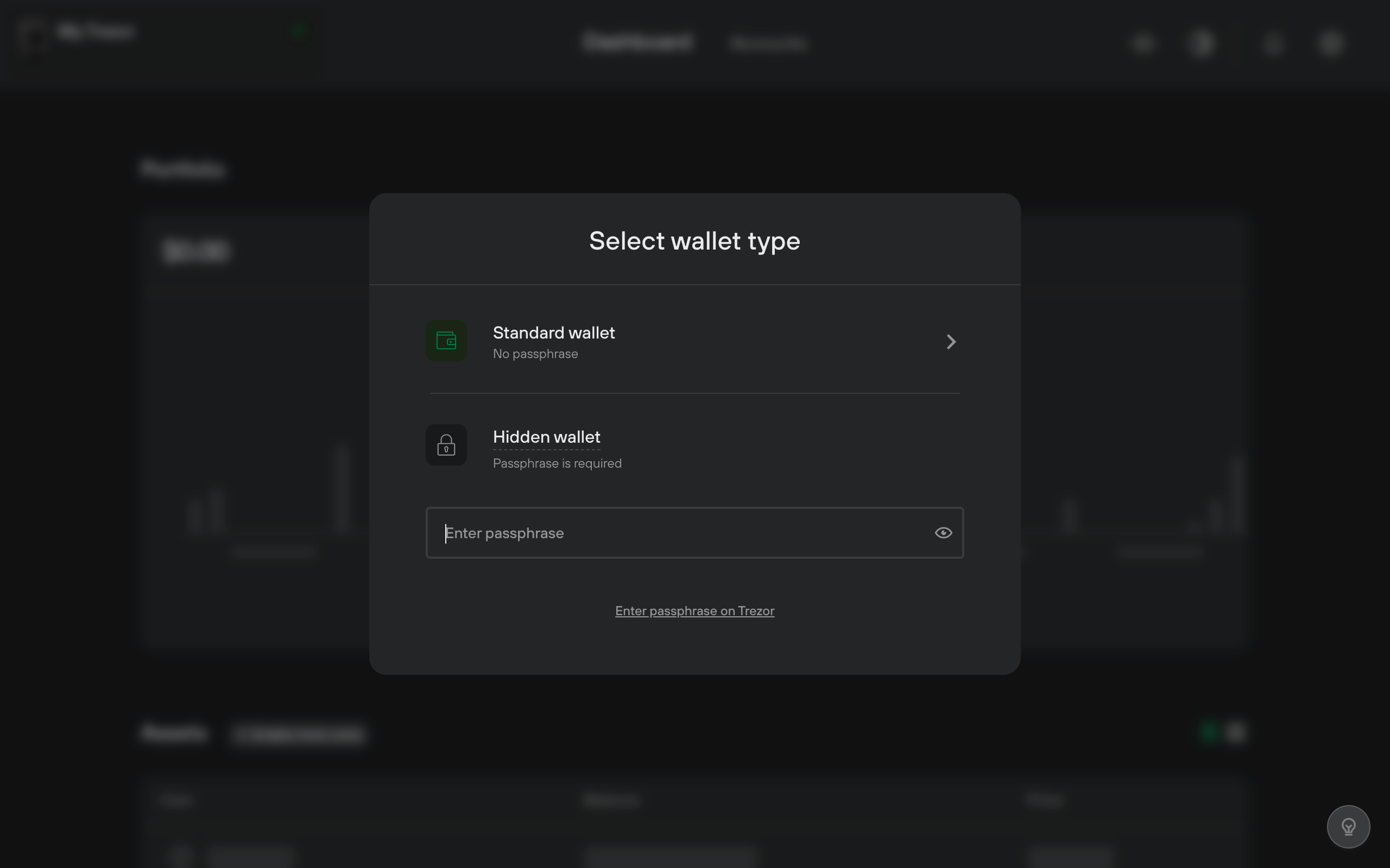 Passphrases And Hidden Wallets On Trezor Hardware Wallets