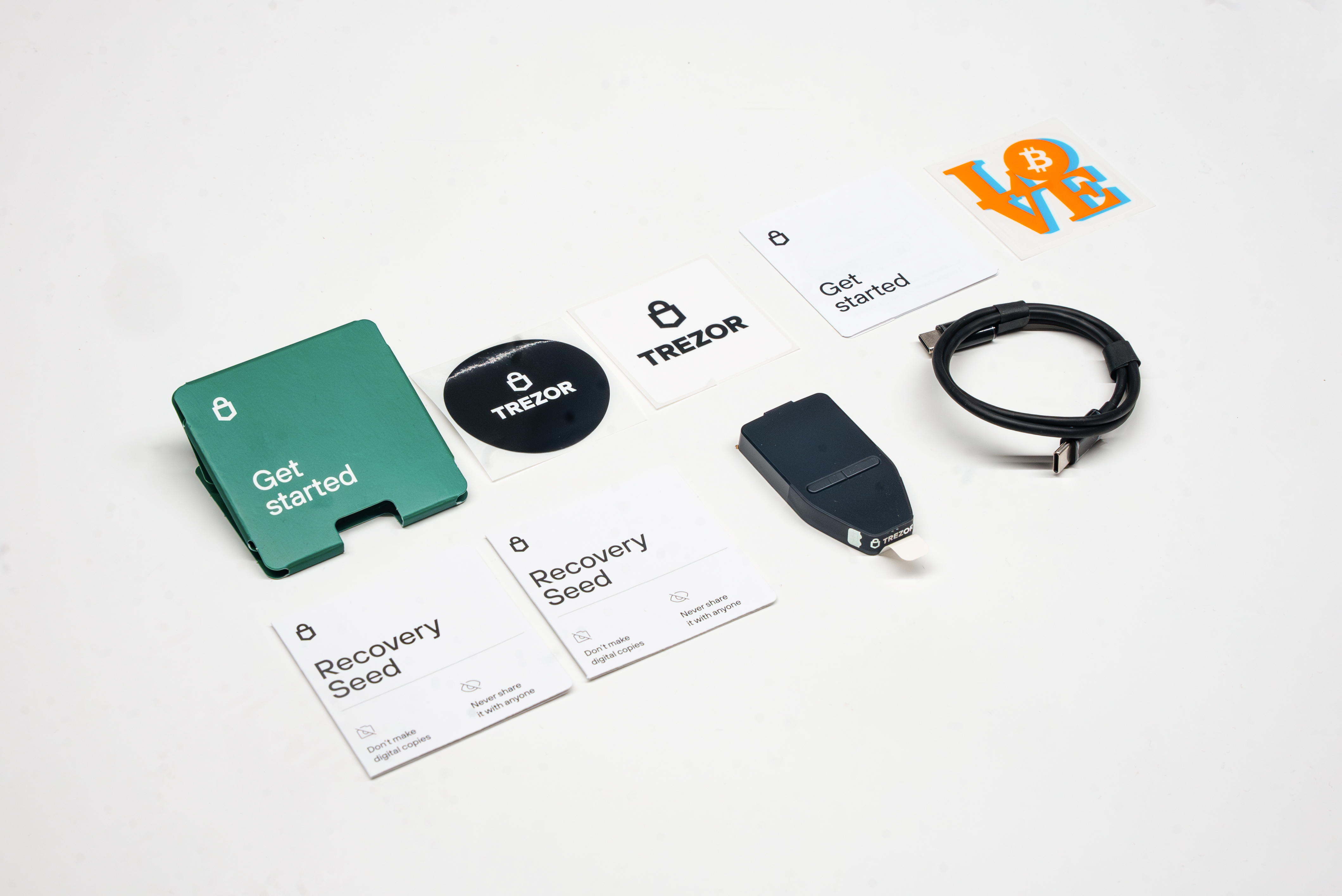 Check the authenticity of Trezor Model one packaging and contents